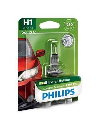 PHILIPS H1 LongLife EcoVision 1 pcs
